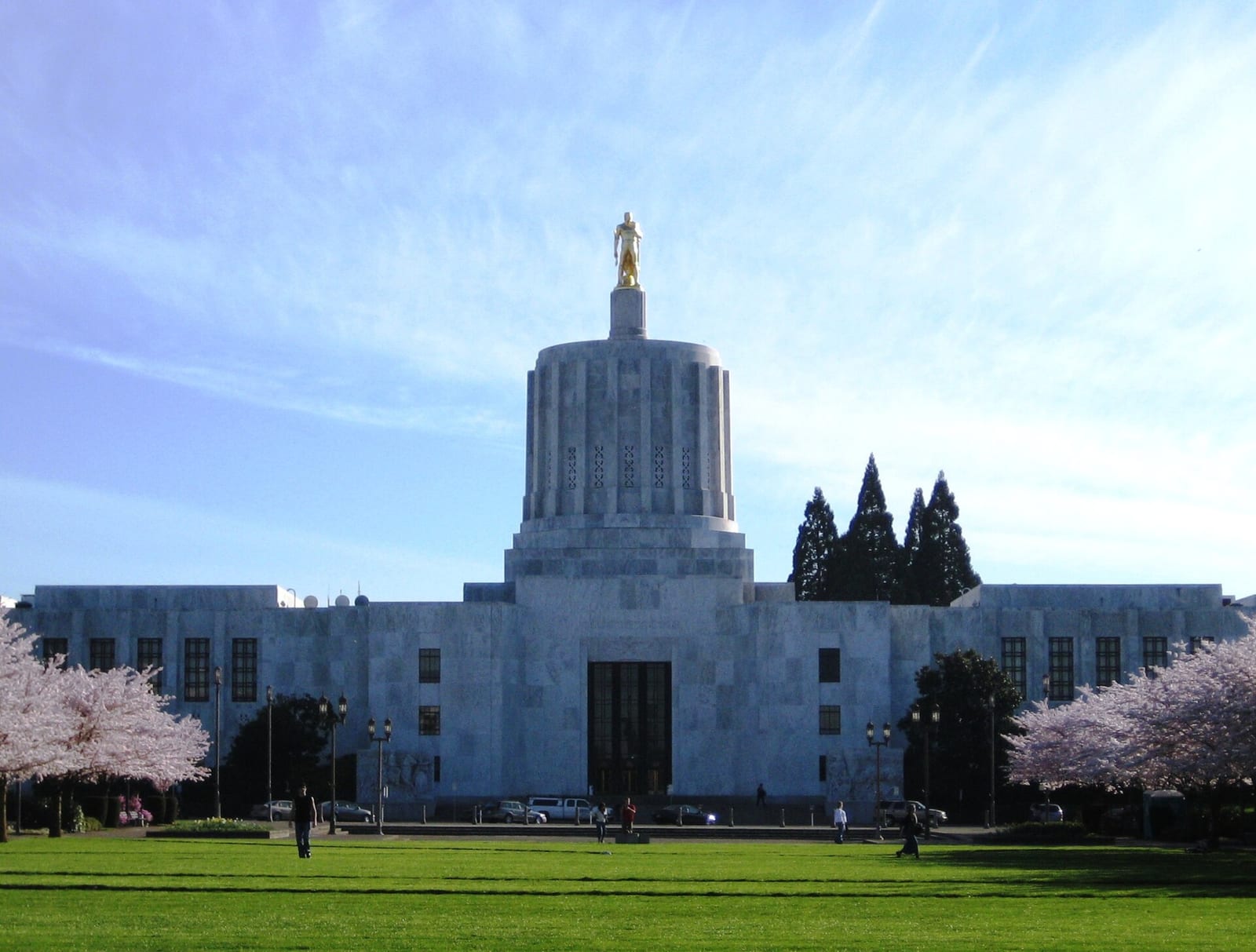 The Oregon State Capitol in Salem